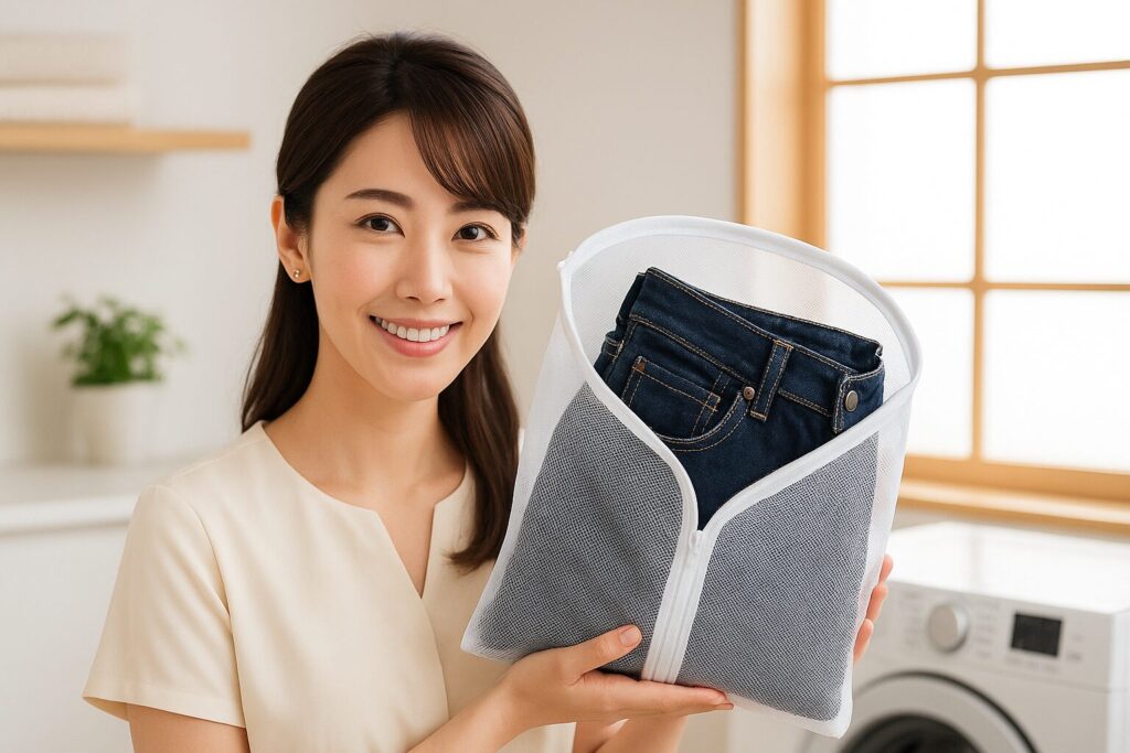 デニムの洗濯ネットの効果と必要性