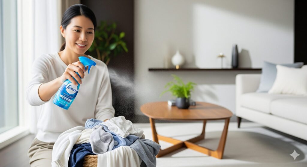 部屋干し 臭いにファブリーズは効果的？