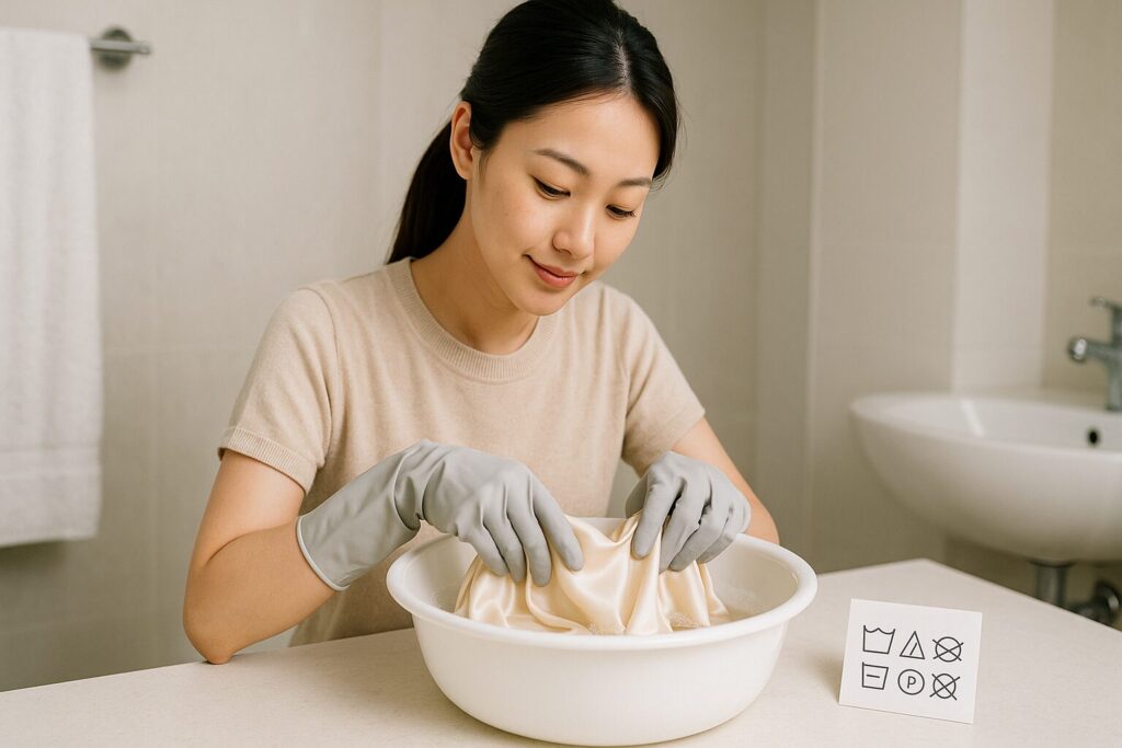 正しいシルク洗い方を学ぶための基本