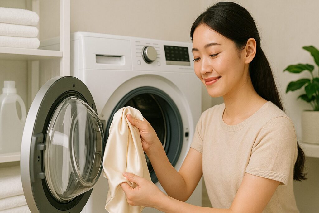 シルクは洗濯機で洗ってもいいですか?