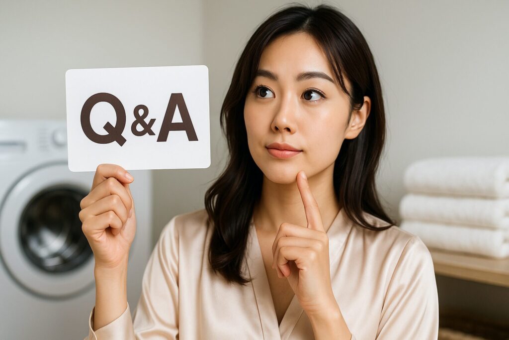 シルク洗い方についてよくあるご質問FAQ