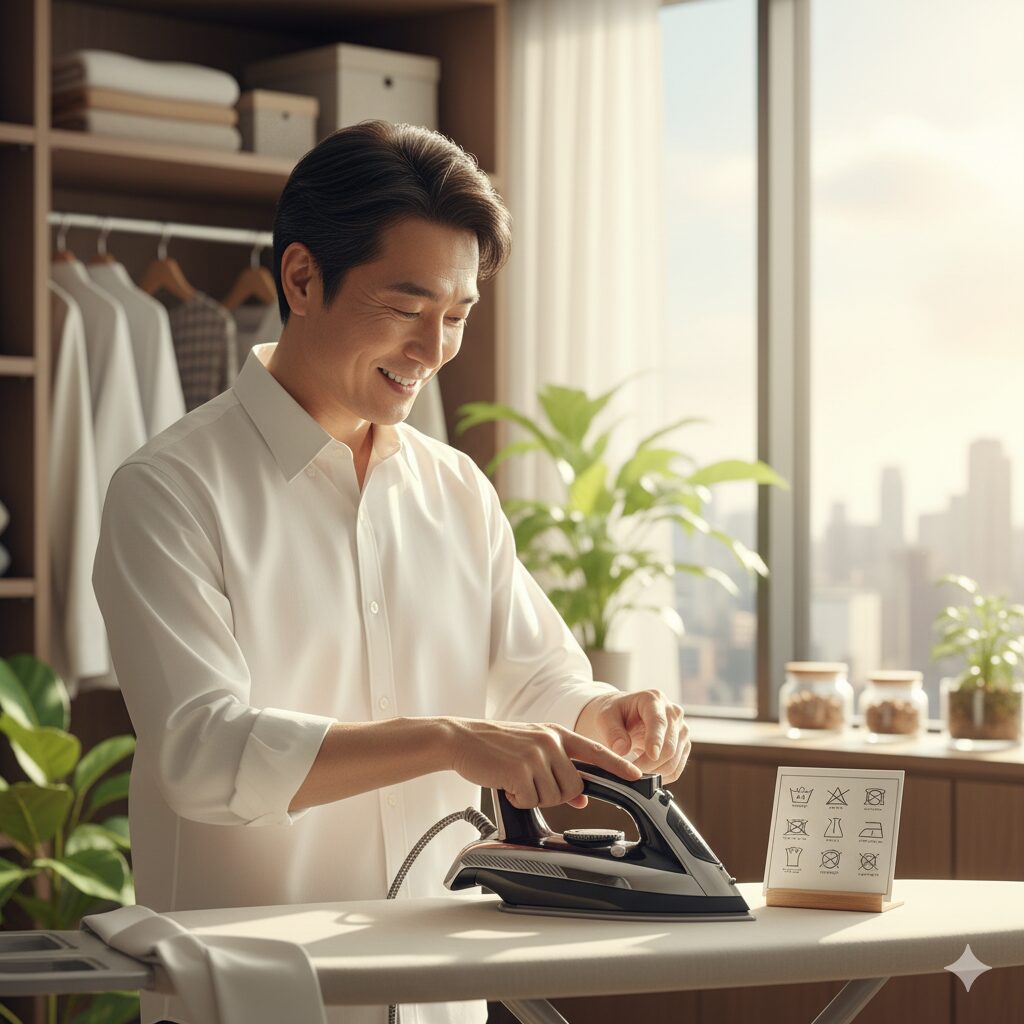 ワイシャツのアイロン温度は何度が最適?