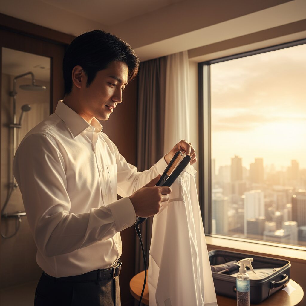 緊急事態!アイロンがない時どうする?