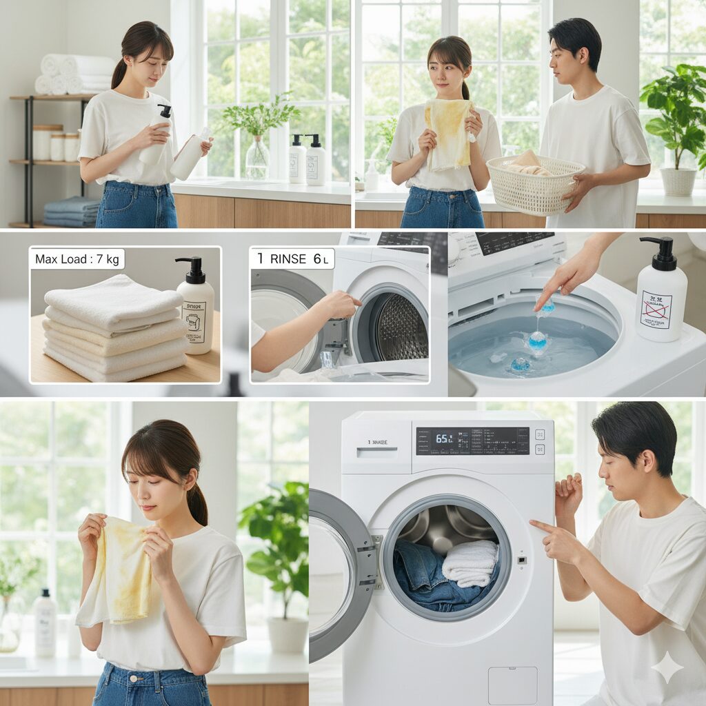 ケース別!洗剤量適量目安の確認方法