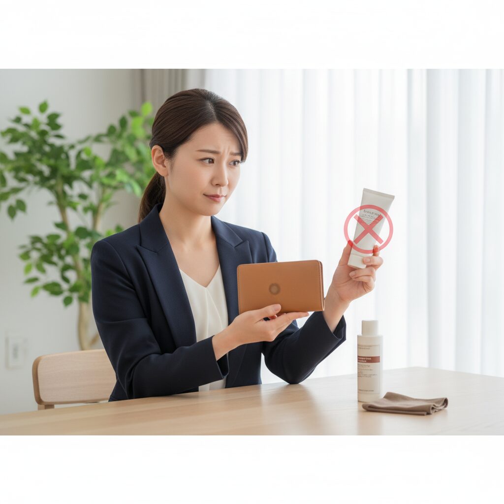 革の汚れ落としにハンドクリームは有効？