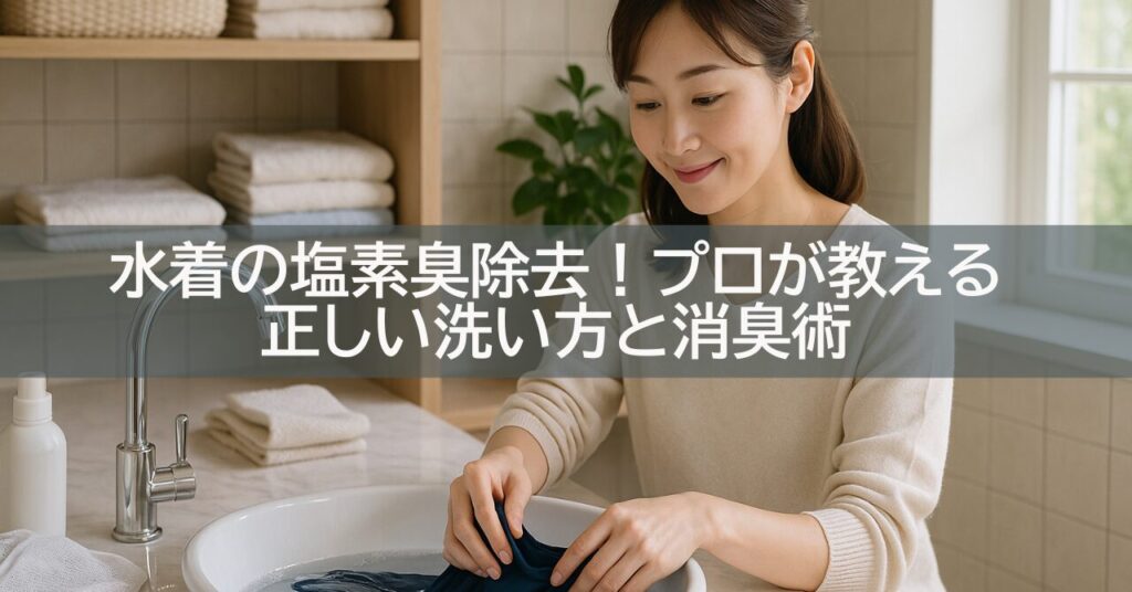 水着の塩素臭除去!プロが教える正しい洗い方と消臭術