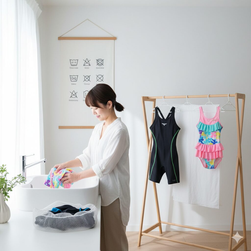 水着塩素臭除去の応用編!種類別の注意点