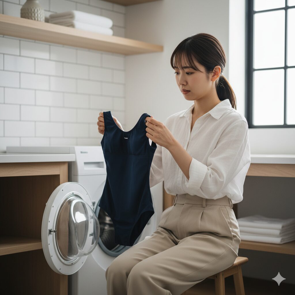 水着を乾燥機にかけてしまった時の対処法