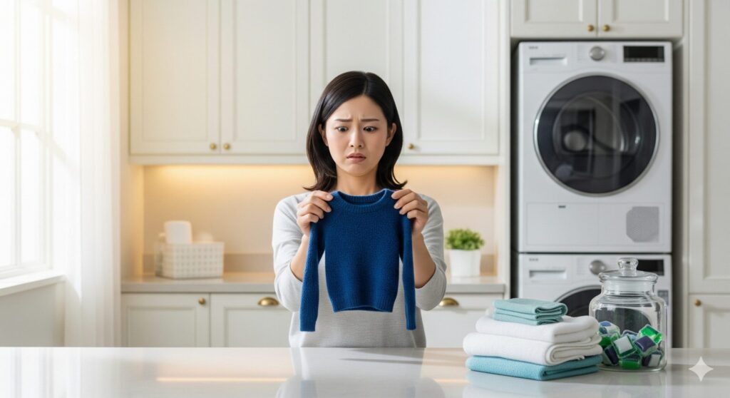 洗濯40度で衣類が痛む可能性