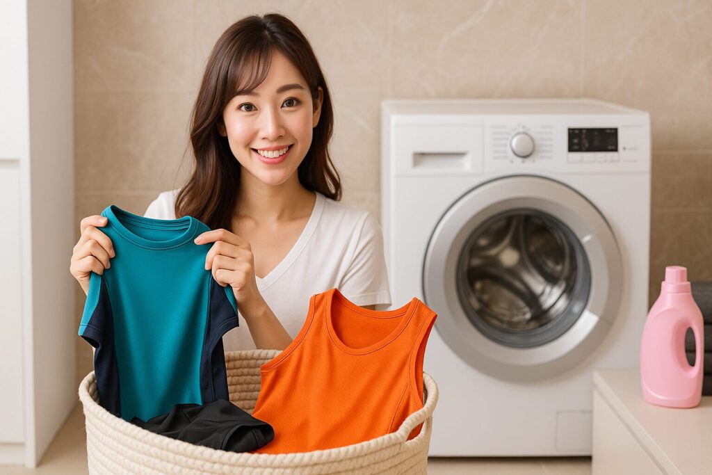 雑菌の増殖を抑えるスポーツウェアの臭い対策