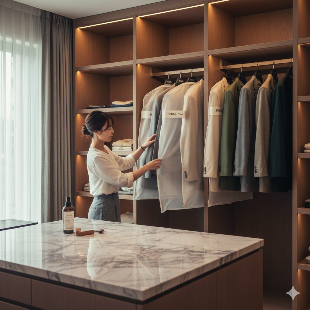 スーツクリーニング頻度【春・秋】の考え方