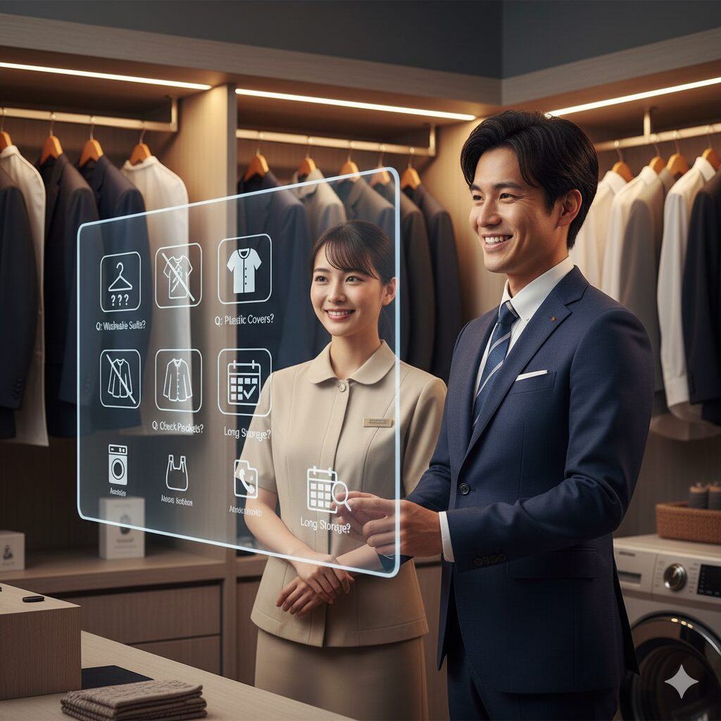 スーツクリーニング頻度についてよくあるご質問FAQ