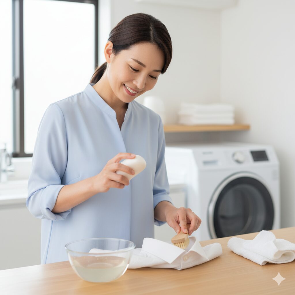 ワイシャツ黄ばみ落とし方簡単テクニック