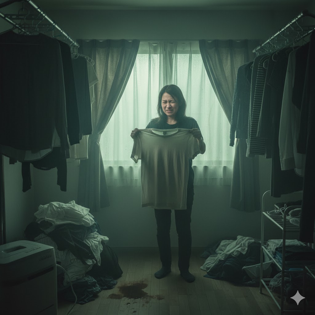 梅雨の洗濯のコツ|乾かない原因と臭い対策の基本